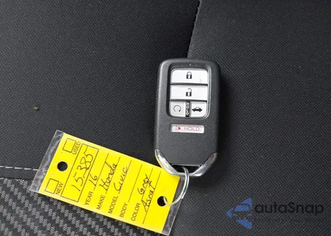 2016 Honda Civic Ex из США, поврежденный, VIN 2HGFC2F77GH502805